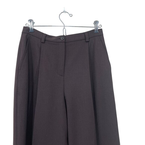 NWT Vtg 90's Lauren Ralph Lauren Women's 4P Wool Dress Pants Lined Brown Stretch - Picture 7 of 12